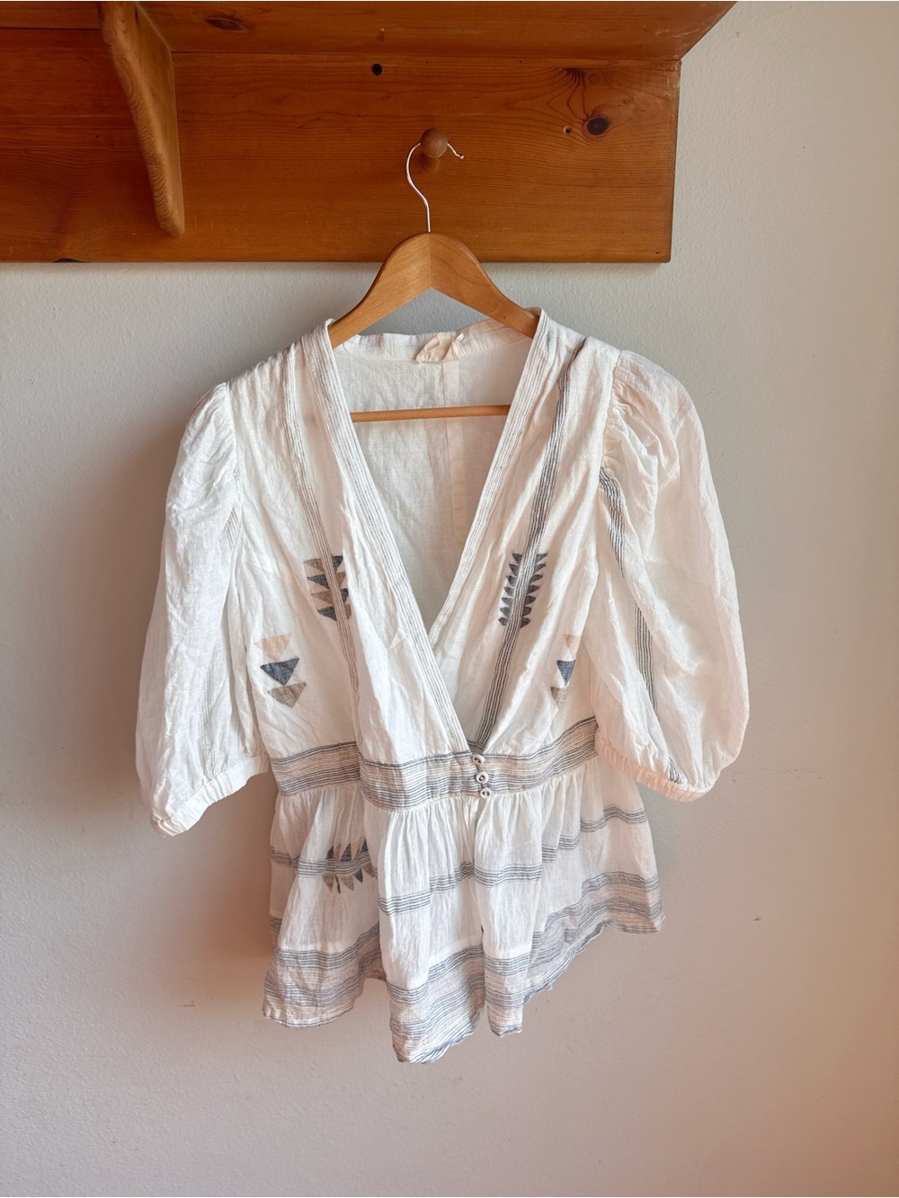 Mirth 100% cotton wrap top